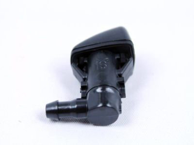 LST Windshield Washer Spray Nozzle Front Center For Jeep Grand Cherokee III - 55079049AA, 85381AE020 Replacement - Black Plastic